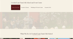Desktop Screenshot of crookedlanefarmfolkschool.com